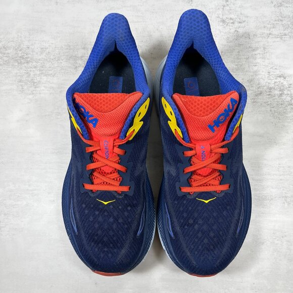 Hoka One One Clifton 9 Running Shoes - Men's Size 8.5 - Blue - Picture 7 of 10